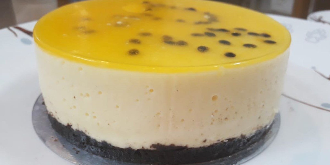 how to make no bake passion fruit cheesecake 00962