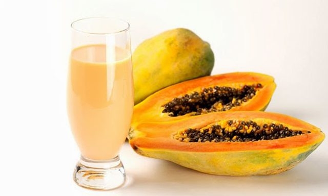 how to make papaya smoothie with blender 00251