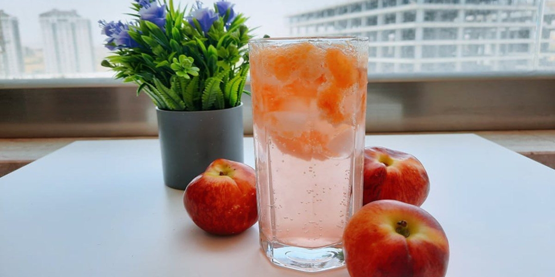 how to make peach mojito delicious refreshing thirst quenching 08514