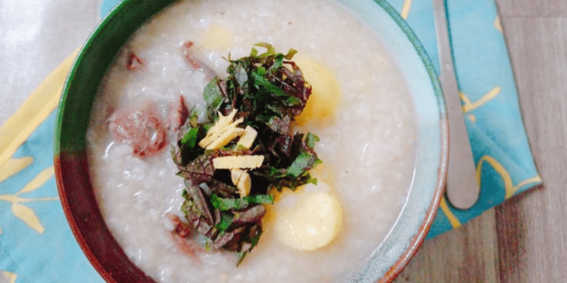 how to make pork heart porridge cooked with delicious potatoes 16994