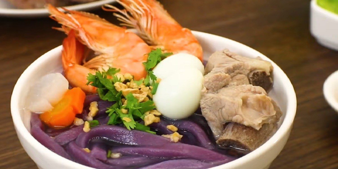 how to make purple sweet potato cake with fragrant coriander 02755