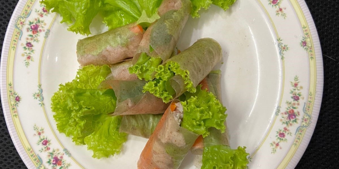 how to make rice paper rolls with boiled meat delicious sweet kho cuong 18155