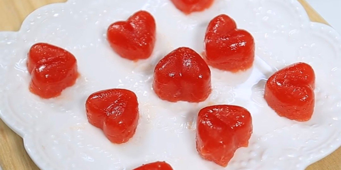 how to make simple cute heart shaped jelly for girls 13846