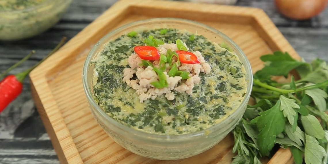 how to make steamed chicken eggs with aromatic herbs delicious and good for health 07373