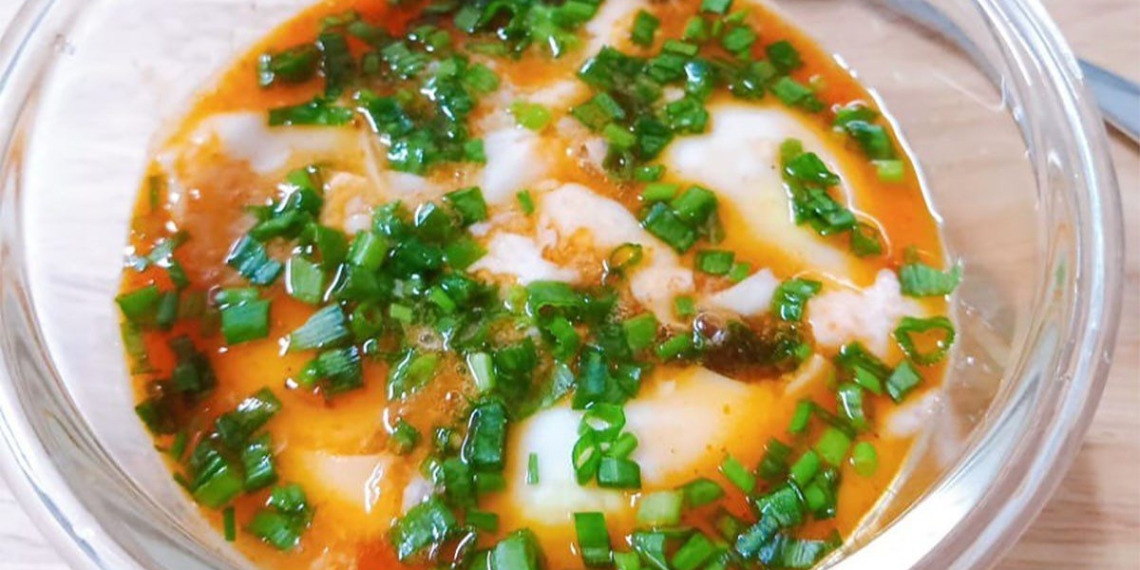 how to make steamed egg with toxic thai leaves perfectly simple at 16303