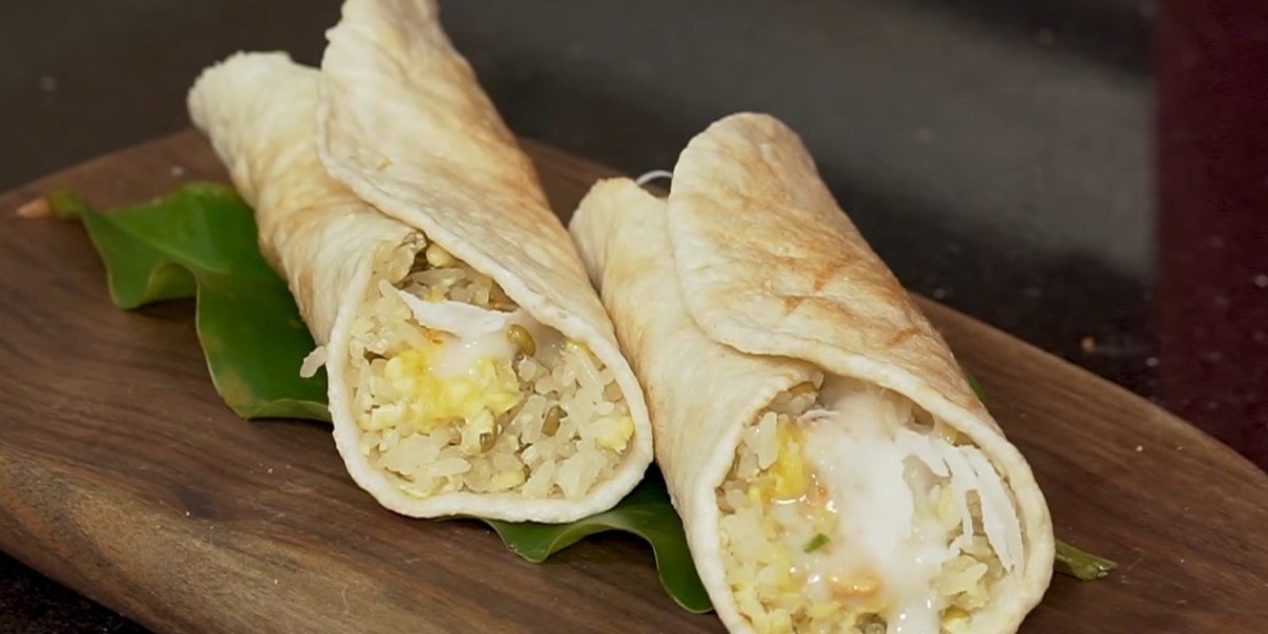 how to make sticky rice rolls with coconut and mung bean delicious 13818