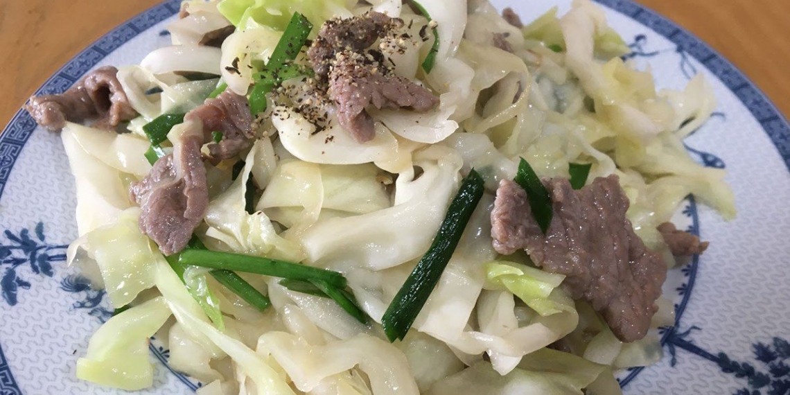 how to make stir fried cabbage with tender delicious beef simple recipe 11703