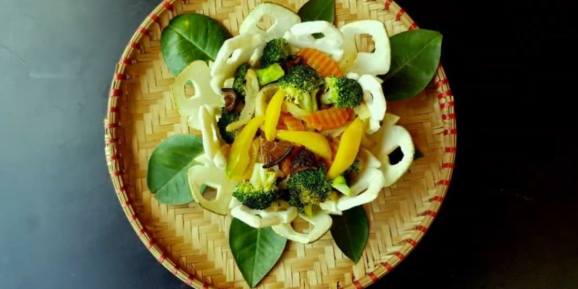 how to make stir fried grapefruit peel with vegetables extremely appetizing 12734