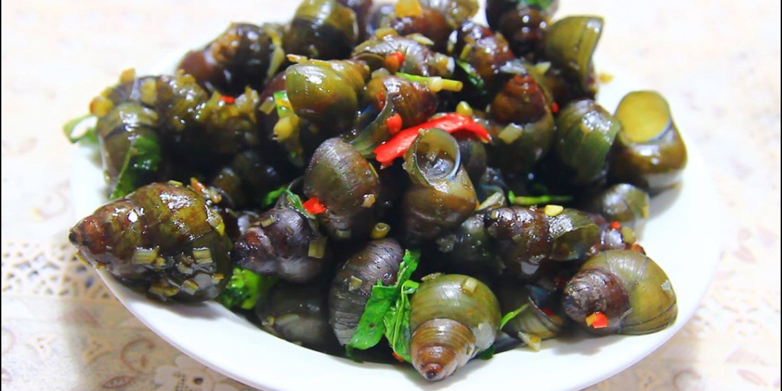 how to make stir fried snails with lemon grass delicious and appealing to the whole family 08790