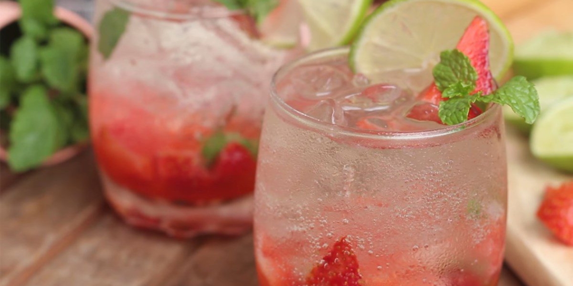 how to make strawberry mojito simple refreshing 08572