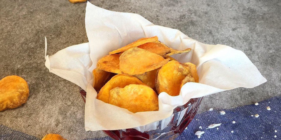 how to make sweet potato chips in an oilless fryer crispy 15208