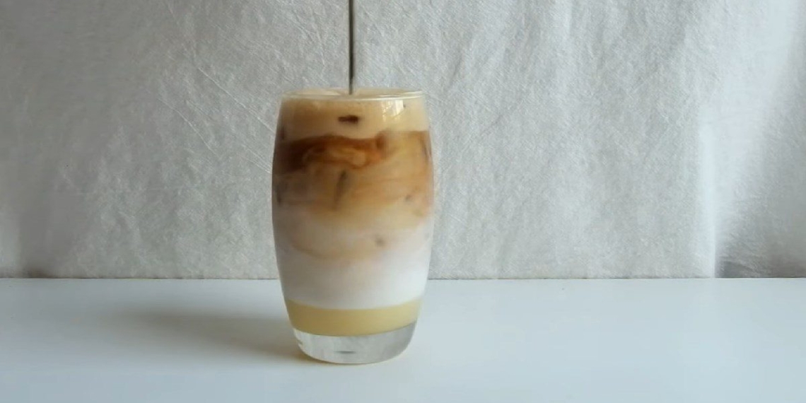 how to make three layer coffee bac xiu looks delicious 12758