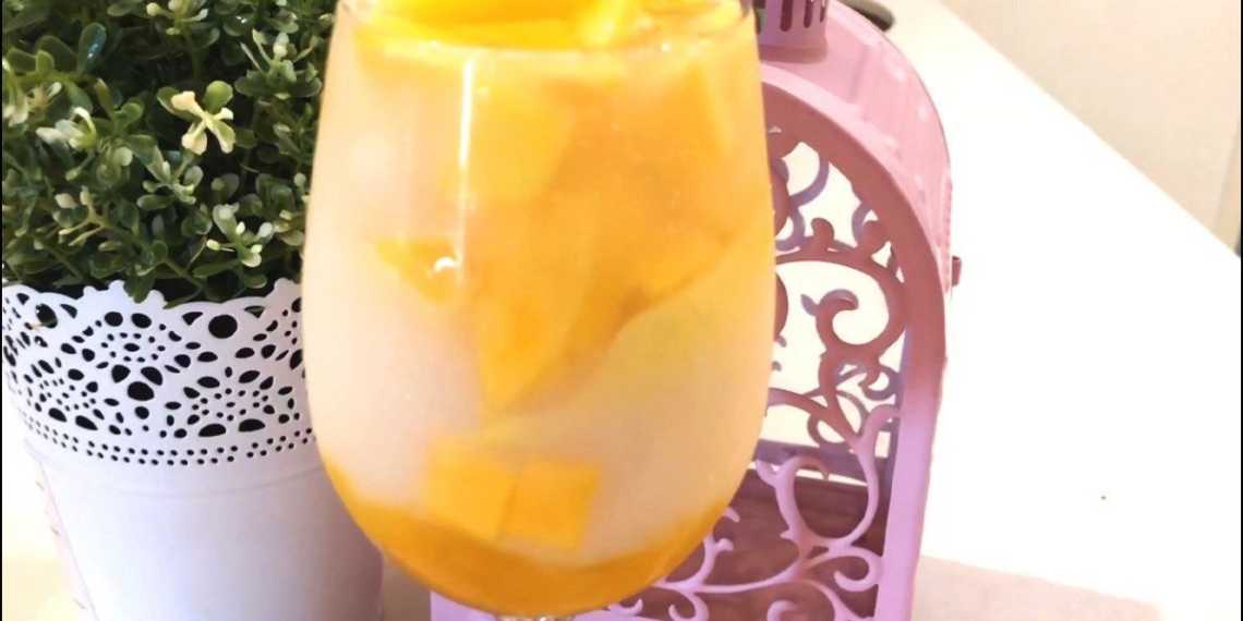 how to make yakult mango sour sweet cold refreshing 11692