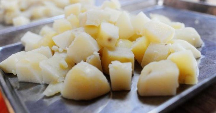 Step 2 Roast the potatoes for Roasted Potato Avocado Salad