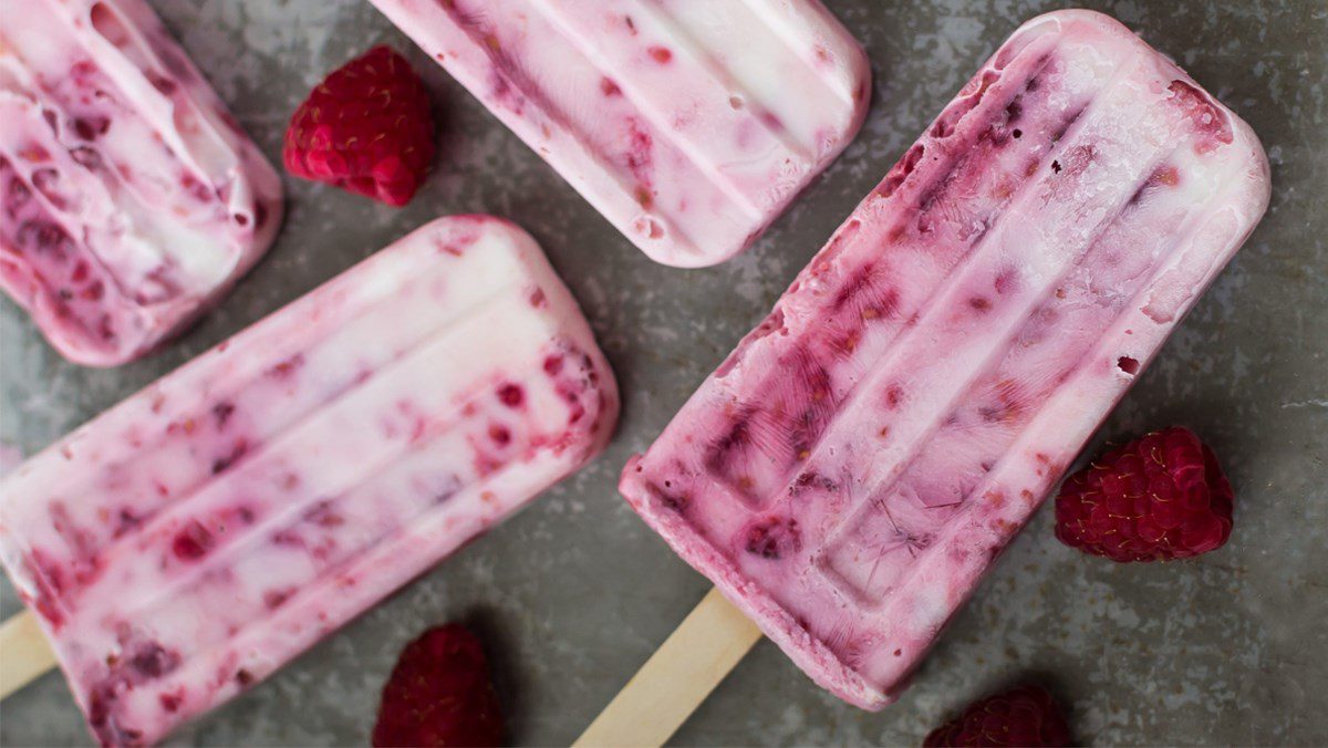 Yogurt Raspberry Ice Cream