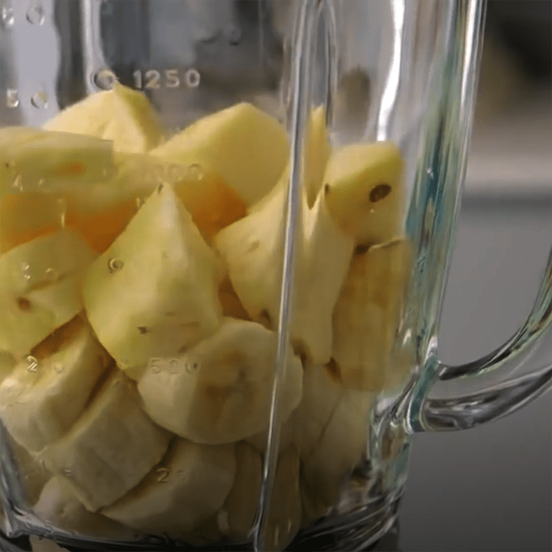 Step 2 Make the ice cream mixture for Banana Pineapple Turmeric Ice Cream