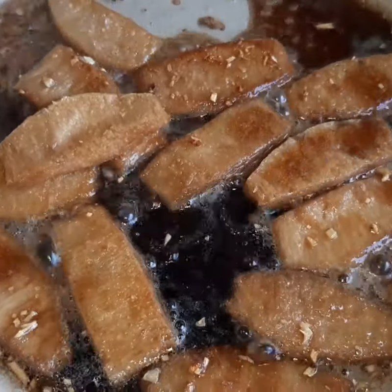 Step 2 Braised Vegetarian Ribs Vegetarian ribs braised with coke