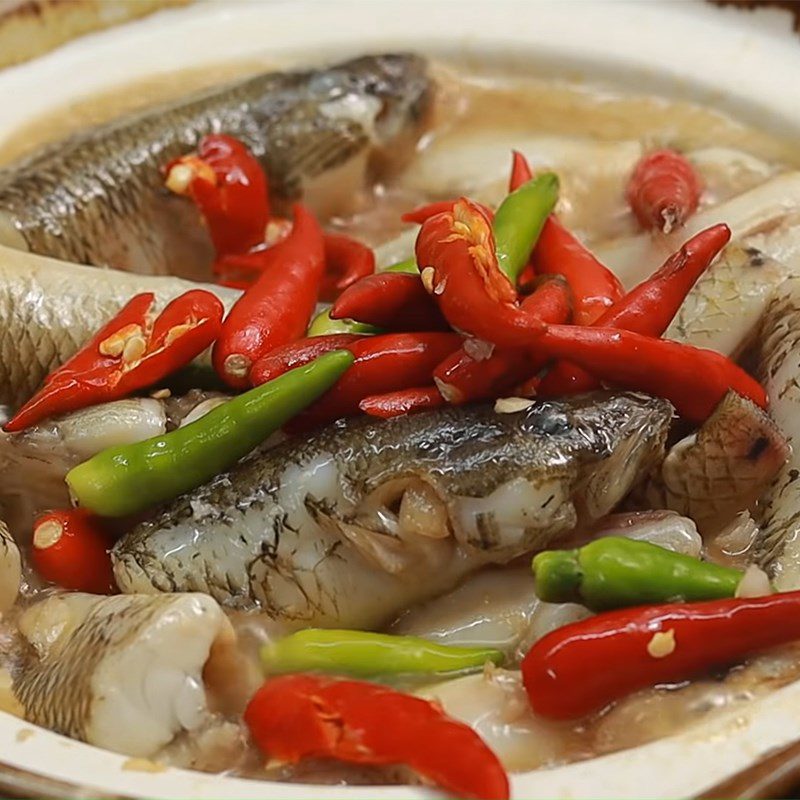 Step 4 Fish Stewing - Stewed Goby Fish