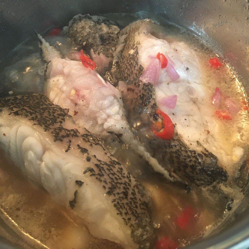 Step 2 Stewed Fish Grouper with Pepper