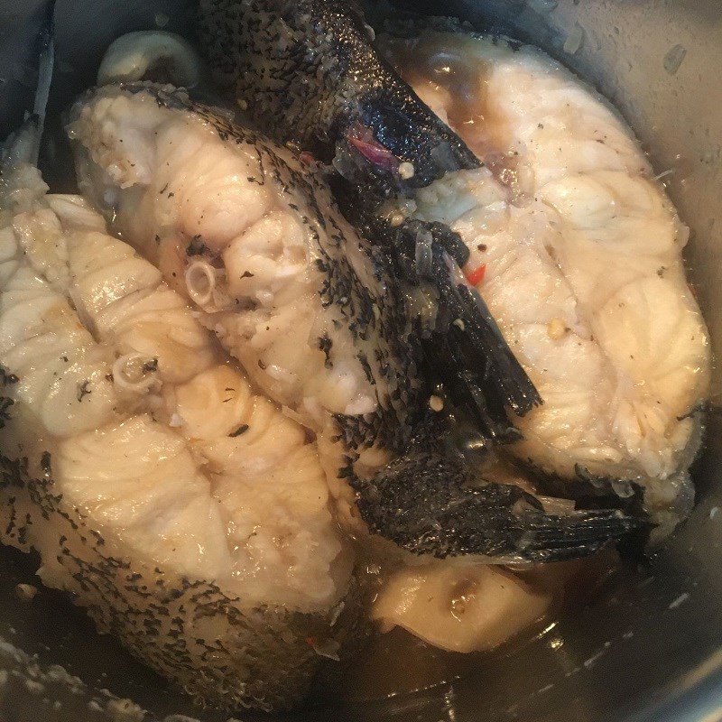 Step 2 Stewed Fish Grouper with Pepper