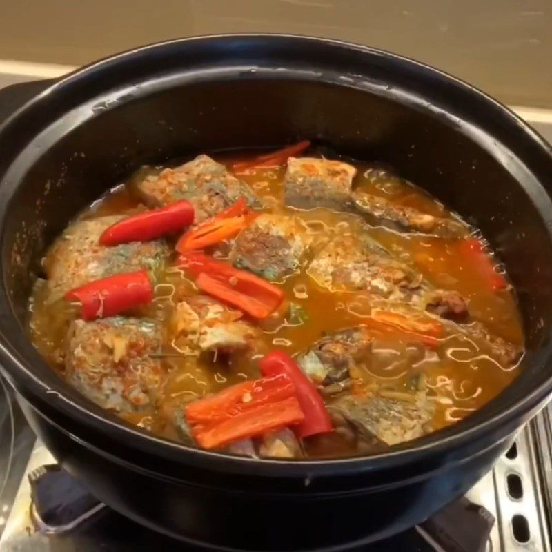 Step 4 Fish Stew Spicy Mackerel