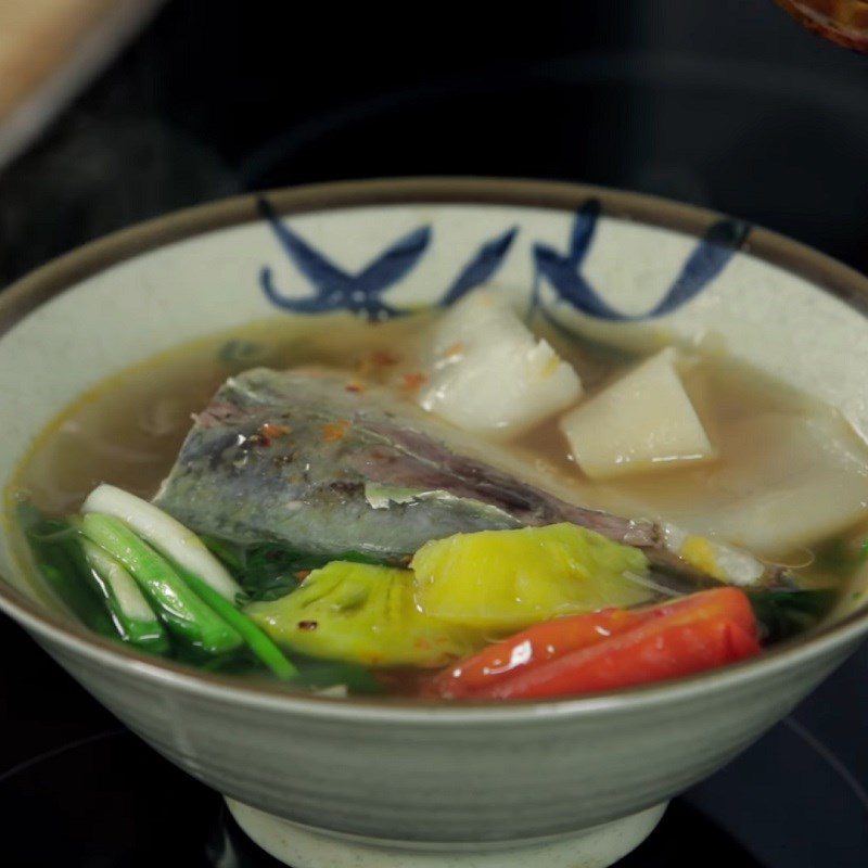 Step 5 Final Product Catfish cooked with sour bamboo shoot soup