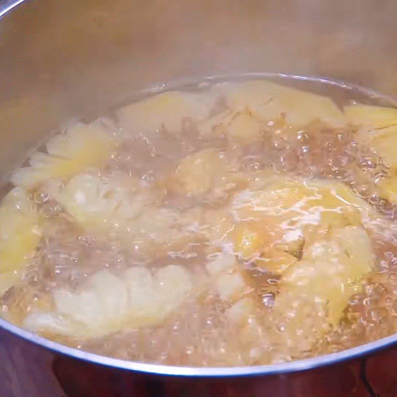 Step 4 Cook the mullet Braised mullet