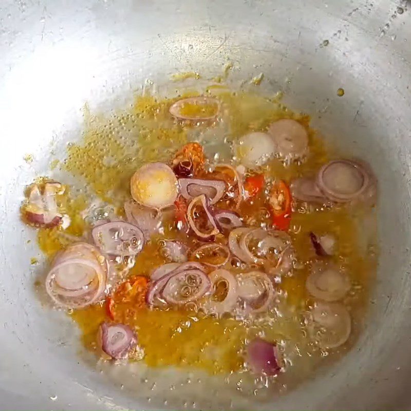 Step 2 Braised coconut Coconut braised with pepper