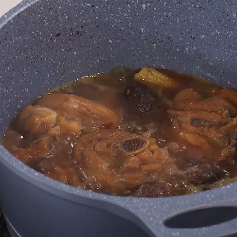 Step 4 Chicken Stew with Mushrooms