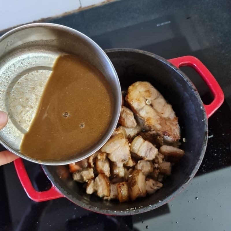 Step 4 Fish Sauce Stew using freshwater fish sauce