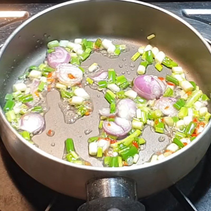 Step 7 Cooking the dish with cabbage rolls and tofu