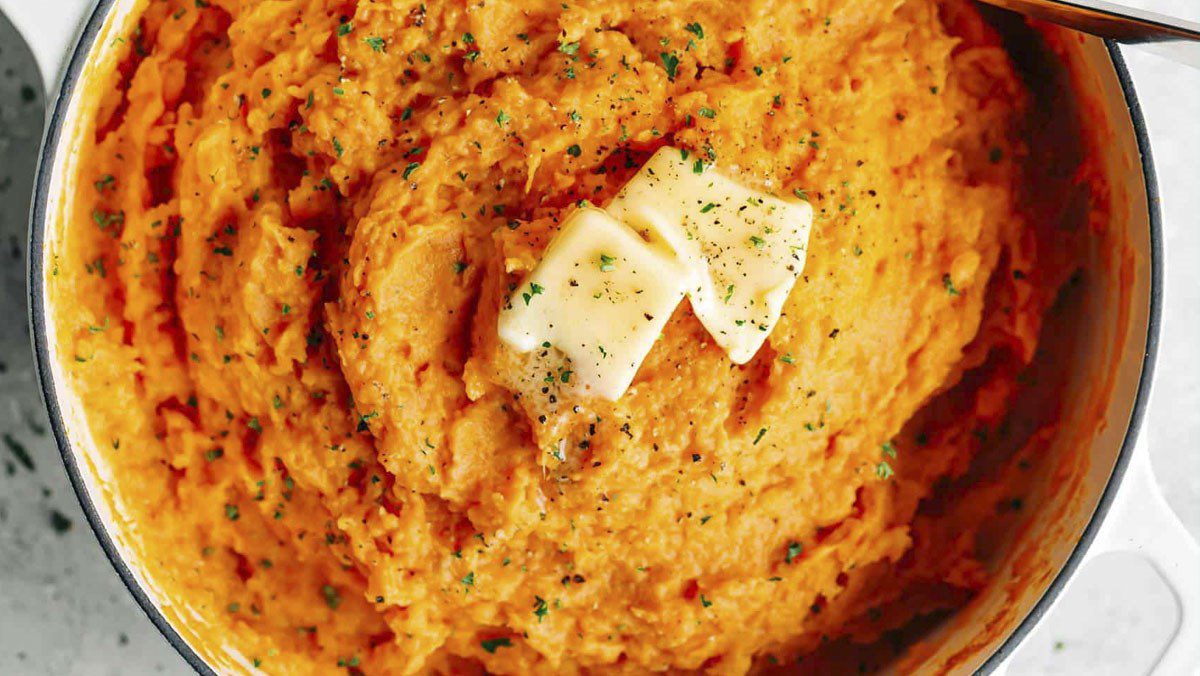 4 ways to make deliciously smooth mashed sweet potatoes for Christmas 34 Mashed Sweet Potatoes with Cheese