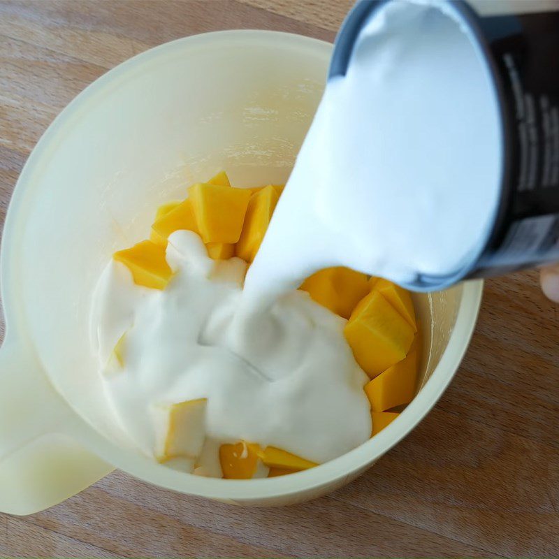 Step 3 Make mango sauce for Indian chicken curry with mango sauce