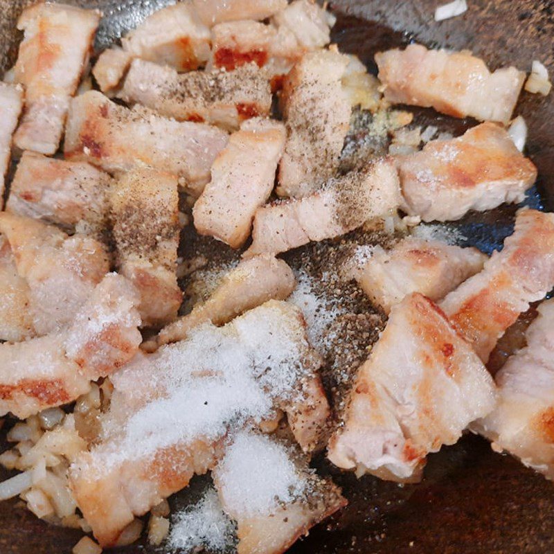 Step 3 Making crispy pork belly Crispy pork belly (recipe shared by users)