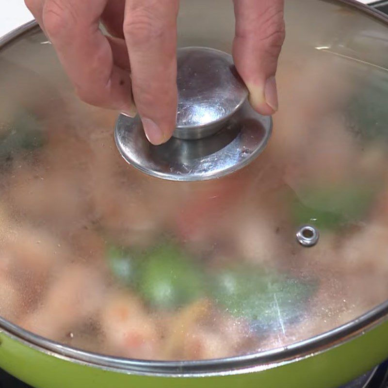 Step 5 Make braised pork belly Braised pork belly with lemongrass and lime