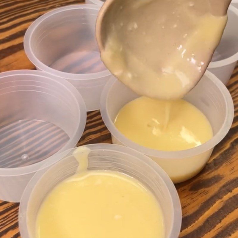 Step 1 Making Flan Coffee Cheese Jelly (Recipe shared from Tiktok, cooking with TasteVN)