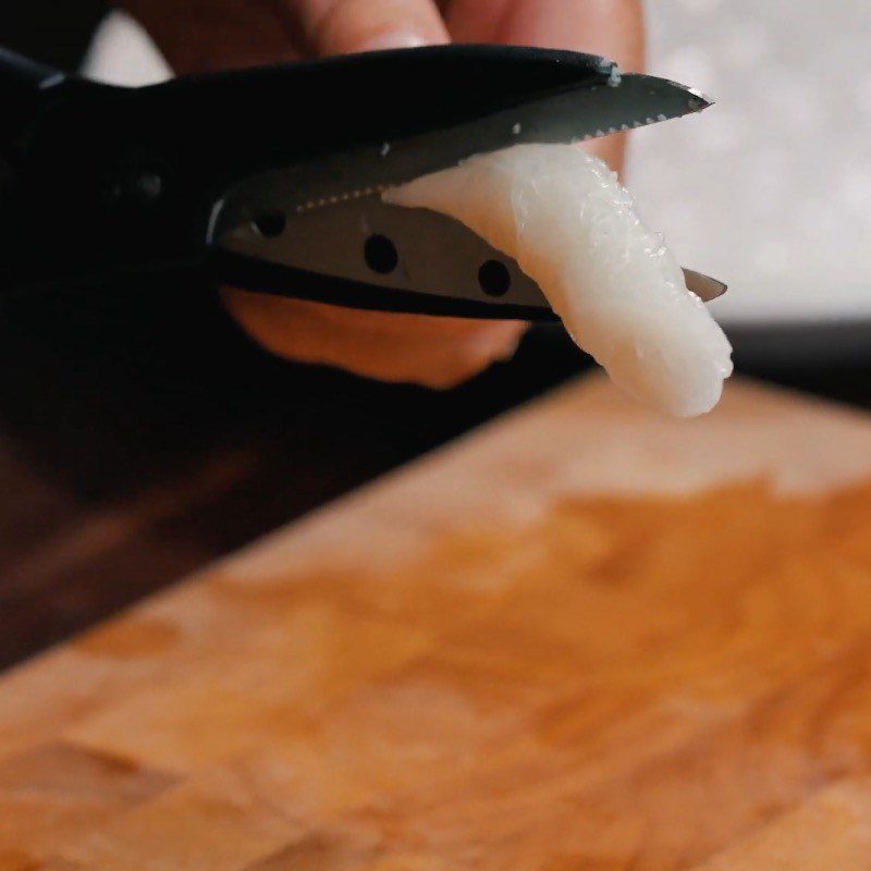 Step 2 Making rice cake Tokbokki with rice paper - TasteVN