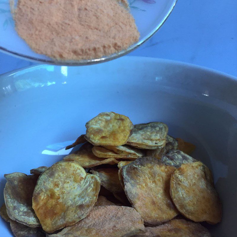 Step 3 Making Cheese Snacks Sweet Potato Cheese Snacks