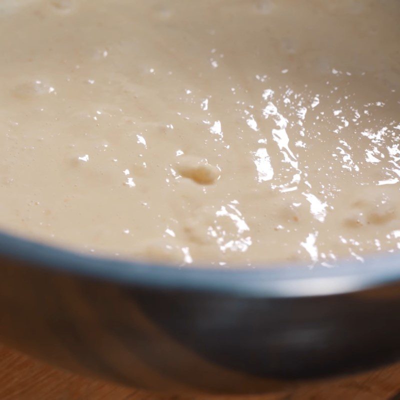 Step 2 Making the batter for Japanese pancakes