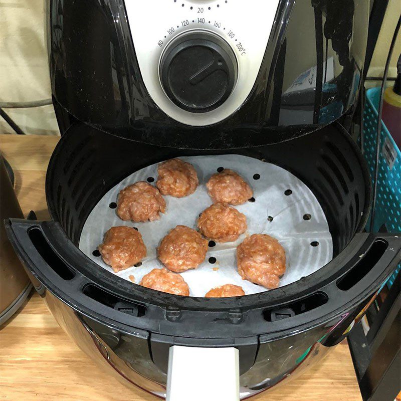 Step 2 Making Chả Bún Chả with an air fryer