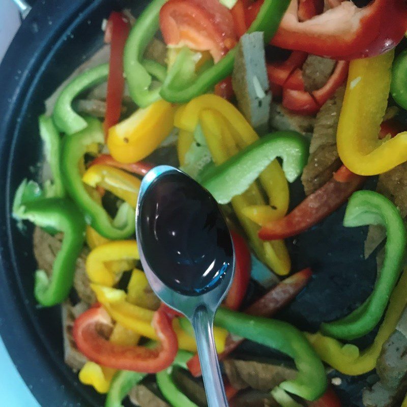 Step 2 Making stir-fried fish with bell peppers Stir-fried fish with bell peppers