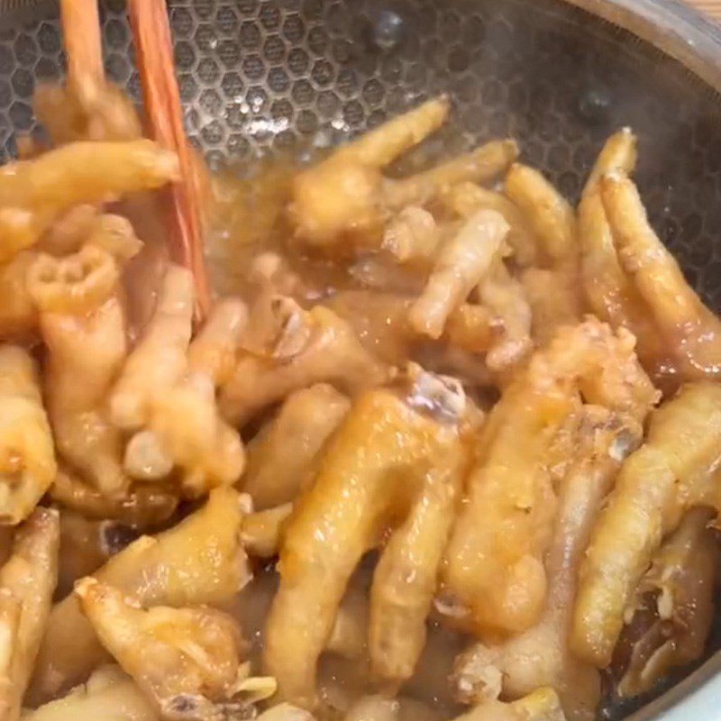 Step 4 Make spicy stir-fried chicken feet (Recipe shared from TikTok Cooking with TasteVN)