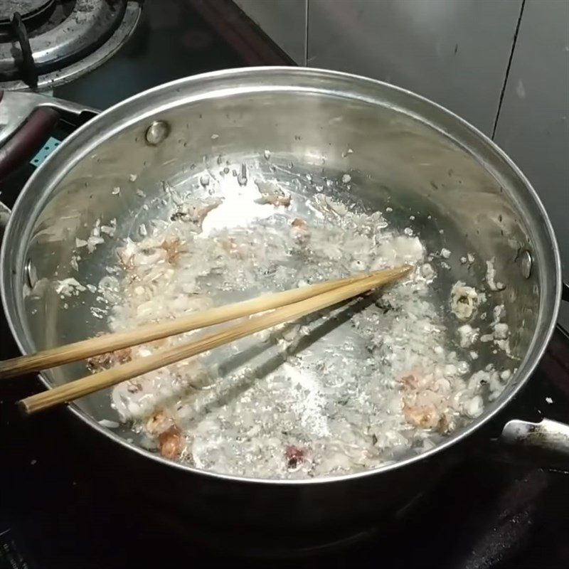 Step 3 Make the dipping sauce for fish salad Fish salad with sesame