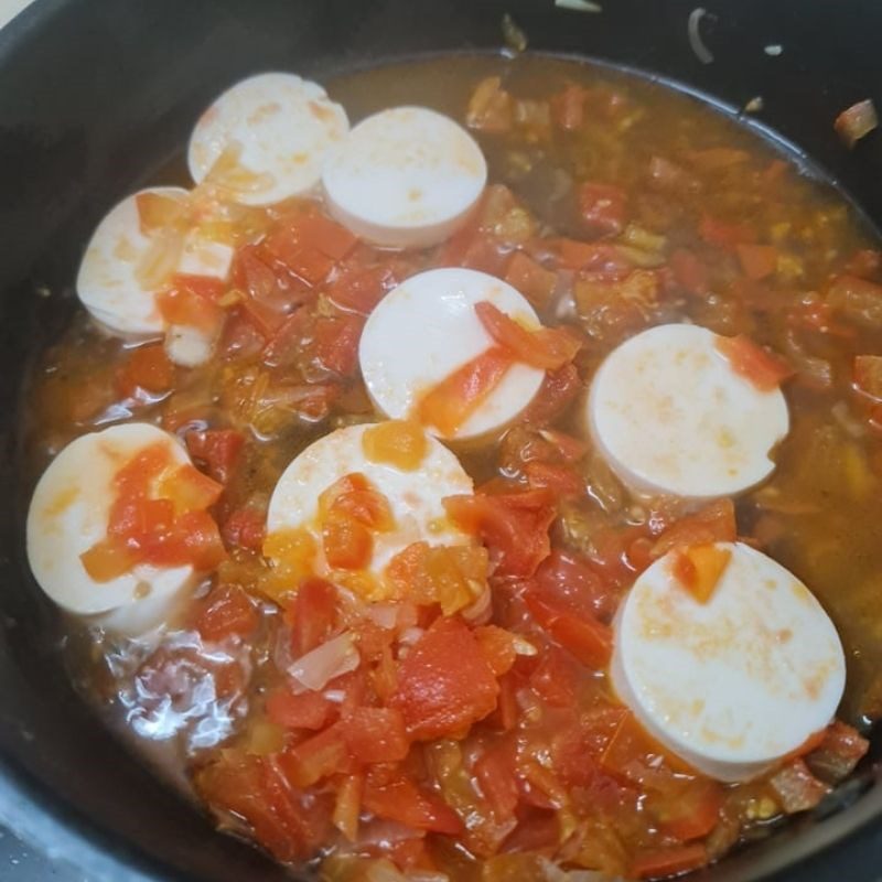 Step 2 Making soft tofu with tomato sauce Soft tofu with tomato sauce