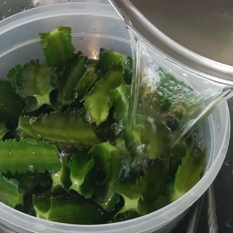 Step 4 Make pickled snake beans Pickled snake beans