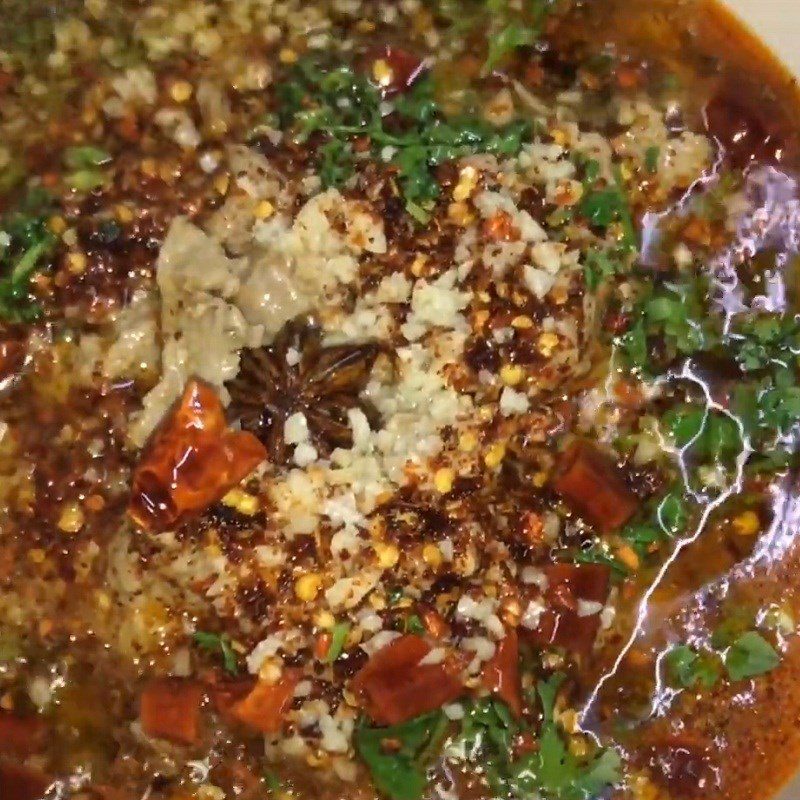 Step 4 Making Sichuan Boiled Beef Oil