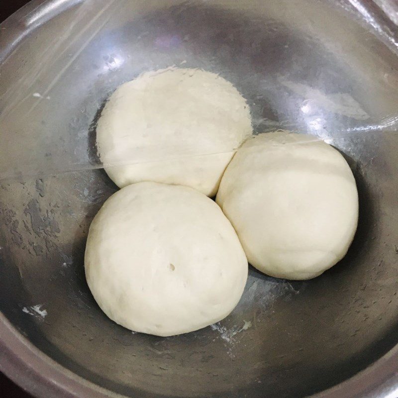 Step 2 Make pizza crust seafood pizza with a non-stick pan