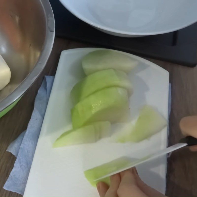 Step 5 Make pickles Fried sweet potato shrimp cakes