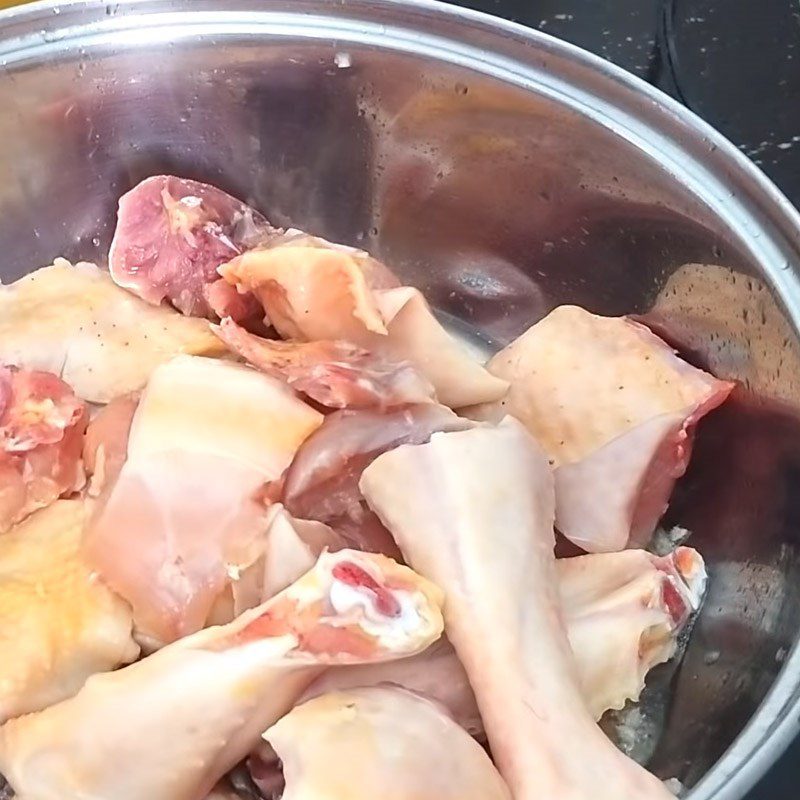 Step 3 Making Chicken Stew with White Beans Chicken Stew with White Beans Shiitake Mushrooms