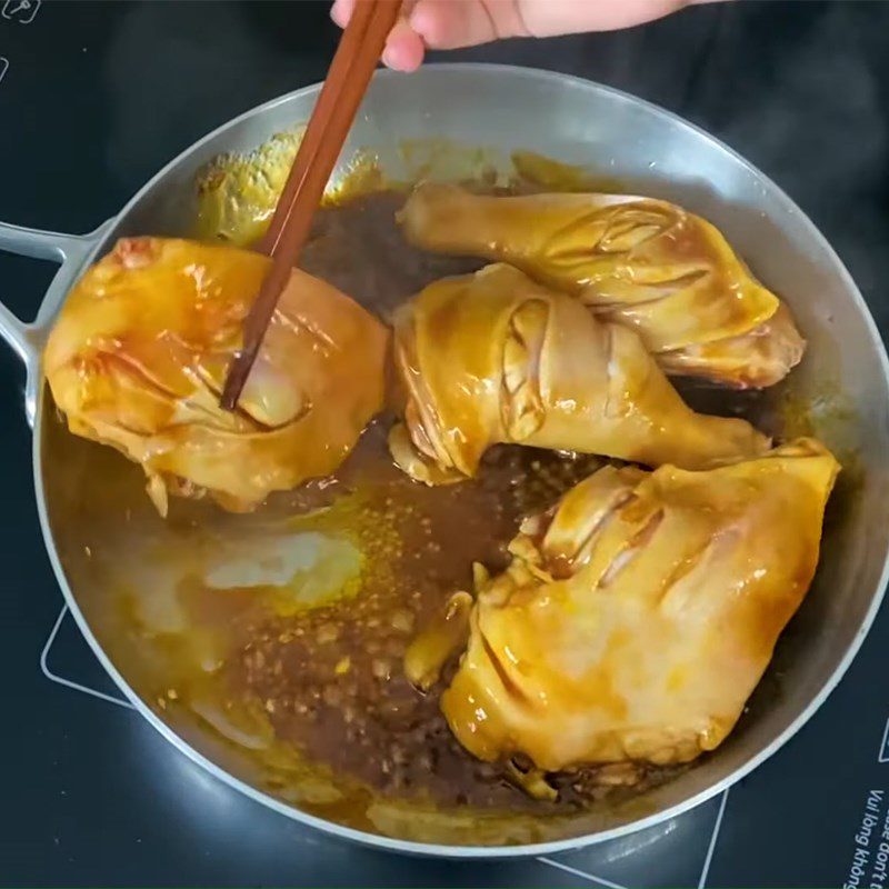 Step 2 Roast Chicken Sticky Rice with Soft Egg